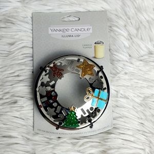 Yankee Candle Illuma-Lid Candle Topper Multi Christmas, New